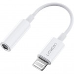 Перехідник Lightning to 3.5 mm 0.1m Headphone Jack Adapter Model US212 white Ugreen (30759)