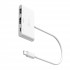 USB-хаб J5create USB-C 3-in-1 HDMI + USB + USB-C PD white (JCA399-N)