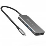 USB-хаб J5create USB-C 5-in-1 2xUSB 3.2 10Gbps + 2xUSB-C 10Gbps PD (JCH453-N)