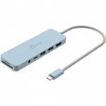 USB-хаб J5create USB-C 6-in-1 2xUSB 3.2 + USB-C PD + HDMI 4K + SD/T (JCD373EC-N)