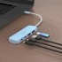 USB-хаб J5create USB-C to 2xUSB-A + 2xUSB-C 3.2 10Gbps cyan (JCH342EC-N)
