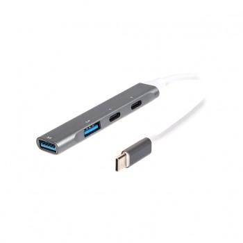 USB-хаб Maxxter USB-C to 1xUSB 3.0 + 1xUSB 2.0 + 2xUSB-C (HU3C-4P-03)