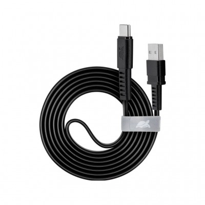 Дата кабель USB 2.0 AM to USB-C 1.2m black RivaCase (PS6002 BK12)