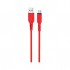 Дата кабель USB 2.0 AM to USB-C 1.0m 3A nylon X59 red HOCO (6931474744937)