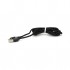Дата кабель USB 2.0 to Lightning 2.0m 2A magnetic nylon black Pipo (18166)