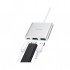 USB-хаб Hoco USB-C to USB3.0+HDMI+PD HB14 Silver (6931474725790)