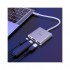 USB-хаб Hoco USB-C to USB3.0+HDMI+PD HB14 Silver (6931474725790)