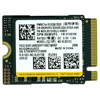 SSD 512GB Samsung M.2 2230 PCIe 4.0 x4 TLC (MZ-9L8512C)