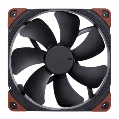 Вентилятор 140 мм Noctua 24V iPPC для корпусу 140x140x25мм SSO2 500-2000 об/хв 43,5 дБ 4pin PWM чорний (NF-A14iPPC-24V-2000 SP IP67 PWM)