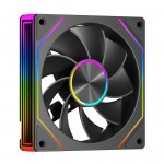 Вентилятор PcCooler Вентилятор реверсний PCCOOLER FG120R ARGB BK чорний для корпусу 1 (FG120R ARGB BK)