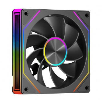 Вентилятор PcCooler Вентилятор реверсний PCCOOLER FG120R ARGB BK чорний для корпусу 1 (FG120R ARGB BK)