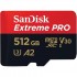 Карта пам`ятi MicroSDXC 512GB UHS-I U3 R200/W140MB/s SanDisk Extreme Pro V30 + SD-адаптер (SDSQXCD-512G-GN6MA)