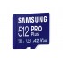 Карта пам`яті MicroSDXC 512GB UHS-I/U3 Class 10 Samsung Pro Plus + SD-адаптер (MB-MD512SA/EU)