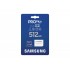 Карта пам`яті MicroSDXC 512GB UHS-I/U3 Class 10 Samsung Pro Plus + SD-адаптер (MB-MD512SA/EU)