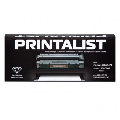 Картридж Canon 046, LBP-650/MF-730 1250C002 Black (Canon-046B-PL) PRINTALIST
