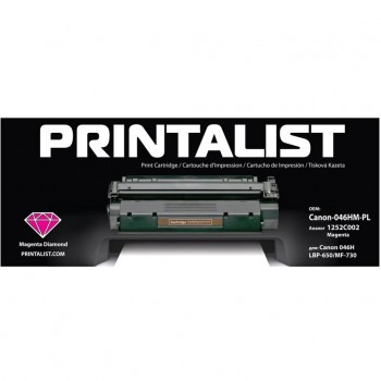 Картридж Canon 046H, LBP-650/MF-730 1252C002 5K Magenta (Canon-046HM-PL) PRINTALIST