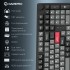 Клавіатура бездротова GamePro Asgard Drakkar Keychron Super Red Switch Black (MK305BK)