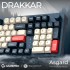 Клавіатура бездротова GamePro Asgard Drakkar Keychron Super Red Switch Blue (MK305BL)