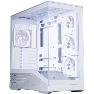 Корпус 1stPlayer GM7-SV-3FN7R-W-1FN7-W Silver