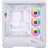 Корпус для ПК Lian Li V100R case with pre-installed four 120mm RGB PWM fan, White (G99.V100RW.01)