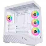 Корпус для ПК Lian Li V100R case with pre-installed four 120mm RGB PWM fan, White (G99.V100RW.01)