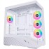 Корпус для ПК Lian Li V100R case with pre-installed four 120mm RGB PWM fan, White (G99.V100RW.01)