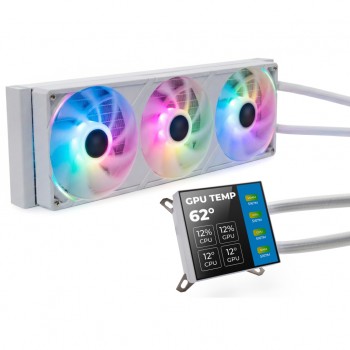 Кулер універсальний Vinga Storm White