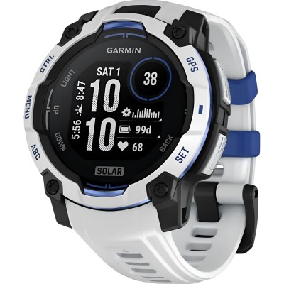 Смарт-годинник Garmin Instinct 3, 45mm, Solar, Whitestone with Whitestone Band, GPS смарт-годинник (010-02934-03)