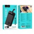 УМБ Hoco 30000mAh Element PD/20W, QC/22.5W, LED Lamp, Black (J123B / 714735)