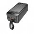 УМБ Hoco 60000mAh Element PD/20W, QC/22.5W, LED Lamp, Black (J123C / 714736)