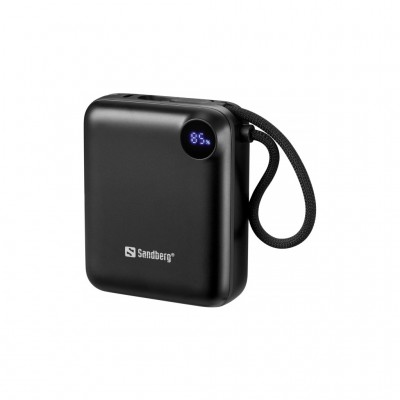 УМБ Sandberg 10000mAh PD/3.1/20W, QC/3.0, USB-C In/Out, with 2 (421-26)