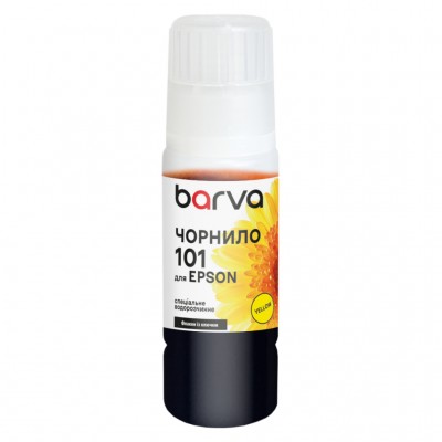 Чорнило Barva Epson 101 70 мл, Yellow, OneKey, water-soluble (E101-601e)