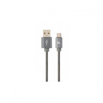 Дата кабель USB 2.0 AM to USB-C 1.0m Cablexpert (CC-USB2S-AMCM-1M-BG)