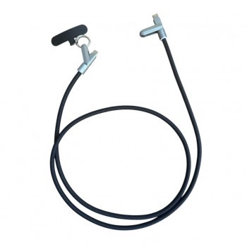 Дата кабель USB-C to USB-C 1.2m PD3.1 100W braided black XoKo (XK-SC-HLD-200-BK)