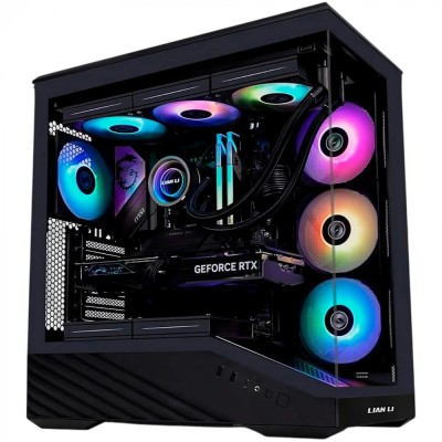 Корпус для ПК Lian Li V100R case with pre-installed four 120mm RGB PWM fan, Black (G99.V100RX.01)