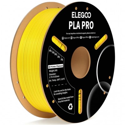 Пластик для 3D-принтера ELEGOO PLA PRO 1кг, 1.75мм, yellow (50.203.0194)