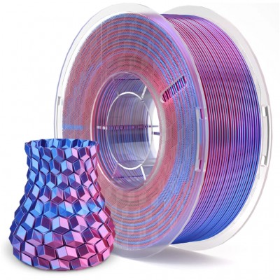 Пластик для 3D-принтера ELEGOO PLA Silk 1кг, 1.75мм, blue purple (50.203.0662)