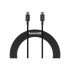 Дата кабель USB-C to USB-C 1.0m 5A Black Baseus (CATYS-B01)