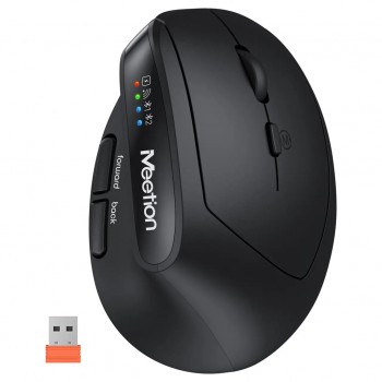 Миша Meetion BTM008 Wireless/Bluetooth Black (MT-BTM008-A)