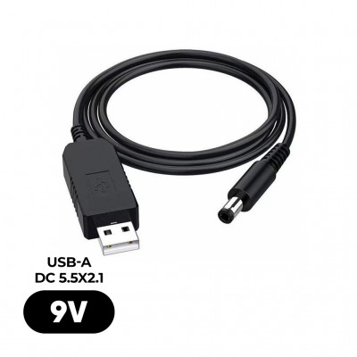 Кабель живлення USB to DC 5.5x2.1mm 9V 0.8m Armorstandart (ARM65662)