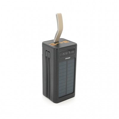 УМБ Linkage 50000mAh, Solar, 22.5W, cables Туре-С+Lighting, Bl (LKP-47)