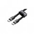 Дата кабель USB-C to USB-C 2.0m USB 3.1 3A grey-black Baseus (CATKLF-HG1)