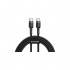 Дата кабель USB-C to USB-C 2.0m USB 3.1 3A grey-black Baseus (CATKLF-HG1)