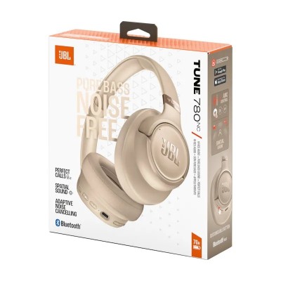 Bluetooth-гарнітура JBL Tune 780NC Beige (JBLT780NCBEG)