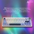 Клавіатура Ajazz AK650 Sea Salt Switch USB UA White/Blue (AK650-SS-BWB)
