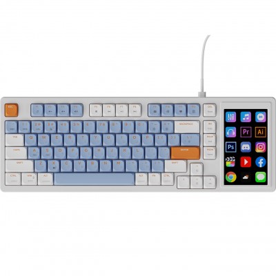 Клавіатура Ajazz AKP815 RGB Red Switch USB UA White/Blue (AKP815-R-WBO)