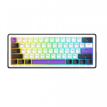 Клавіатура Hator Hellyberry HK60 Mechanical Linear RGB USB UA White (HK60)