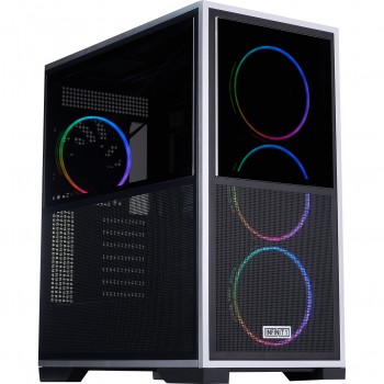 Корпус 1stPlayer IF8-BK-4FO7-14 Black