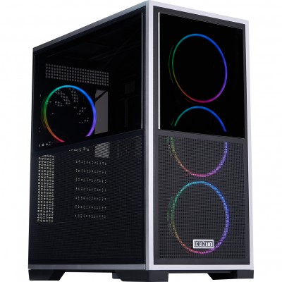 Корпус 1stPlayer IF8-BK-4FO7-14 Black