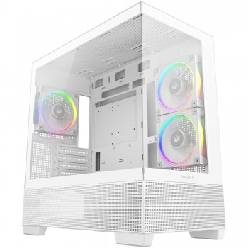Корпус Deepcool CG380 3F білий Без БЖ ITX/Micro-ATX/Micro-ATX(Rear Connector); 2x3.5,2+3*2.5" (R-CG380-WHAGM3-G)